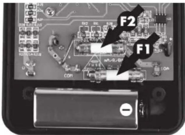 POWERFIX PDM 300 A1 - Replacing the fuse - 3