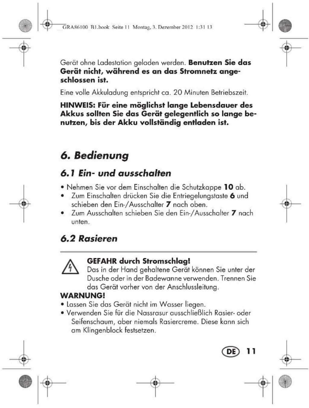 SILVERCREST SBT 3.6 B1 - Aufladen - 2