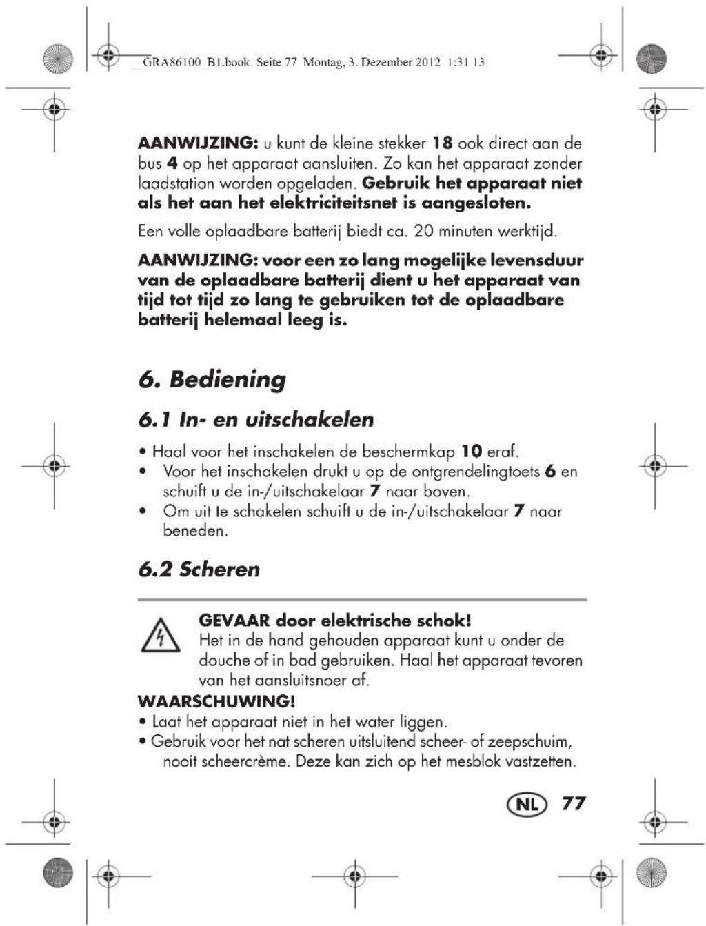 SILVERCREST SBT 3.6 B1 - Disbrigo nei casi contemplati alla garanzia - 12