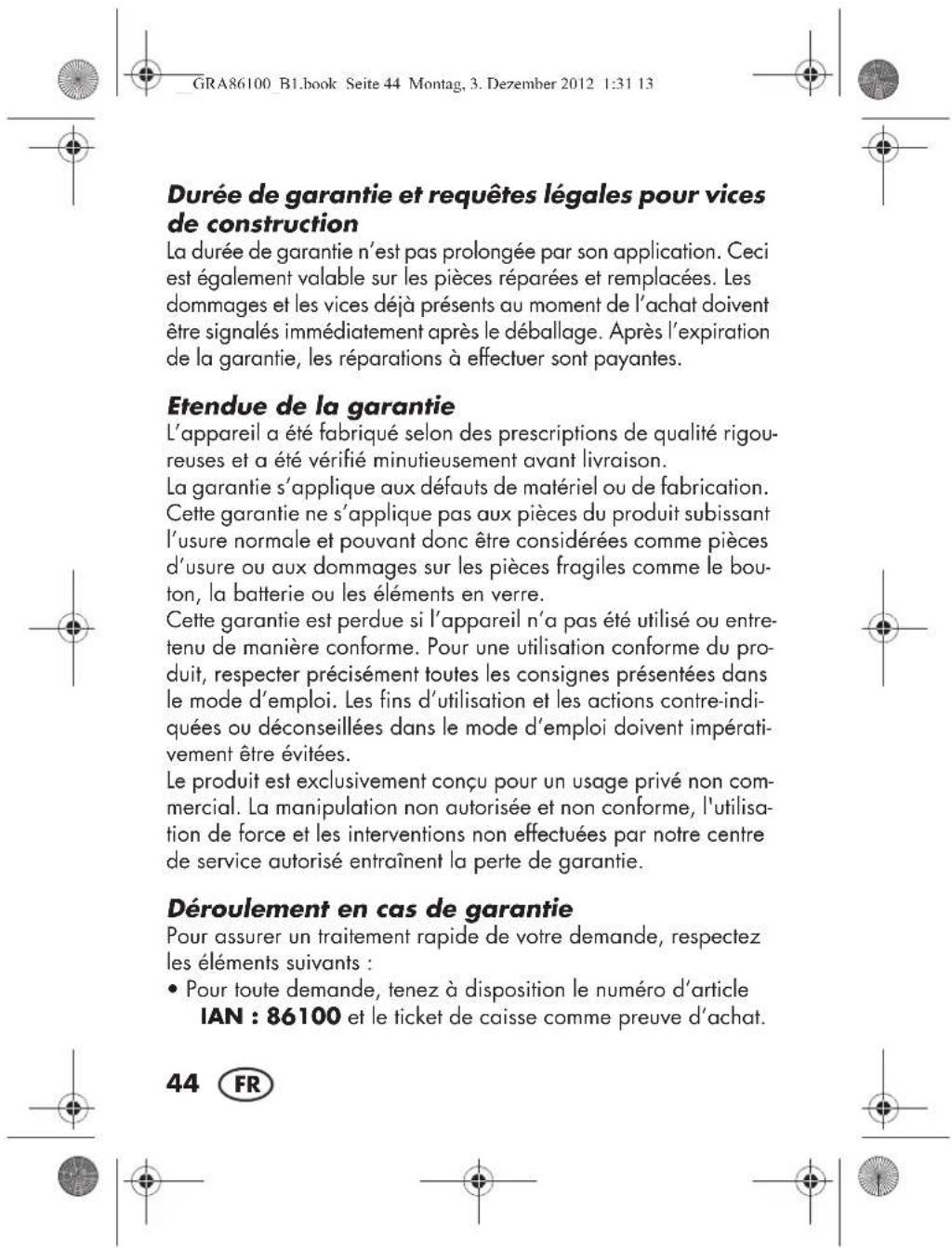 SILVERCREST SBT 3.6 B1 - DANGER! Risque d'électrocution! - 10