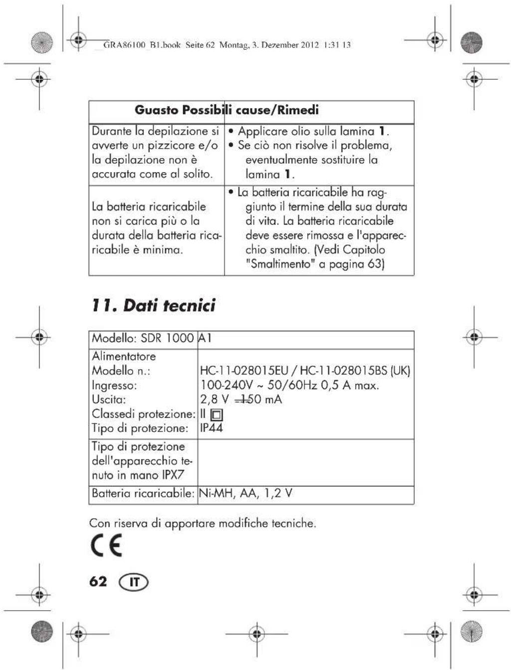 SILVERCREST SBT 3.6 B1 - Depilare le gambe - 11