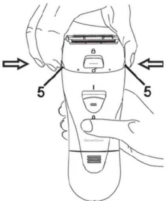 SILVERCREST SLS 3 A1 - Remplacement de la tete de rasage - 1