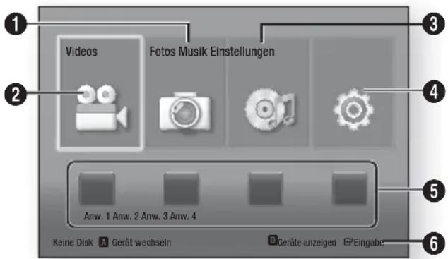 SAMSUNG HTF4550 - Der Home Bildschirm - 1