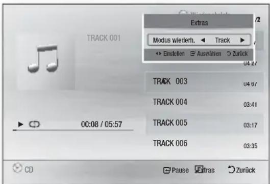 SAMSUNG HTF4550 - Wiedergabe von kommerziellen Audio Disks - 1