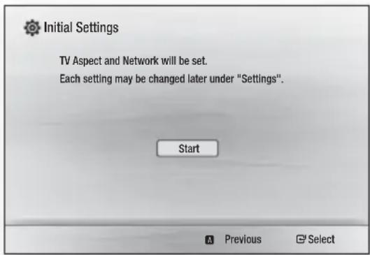 SAMSUNG HTF4550 - The Initial Settings Procedure - 1