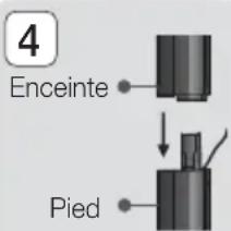 4 Enceinte Pied