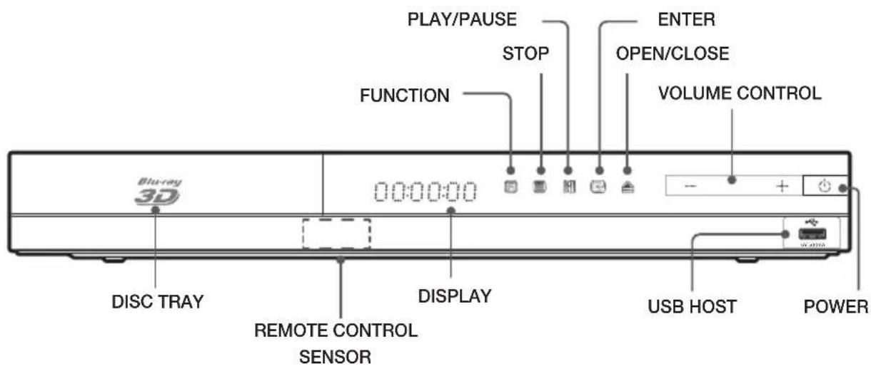 SAMSUNG HTF4550 - Front Panel - 1