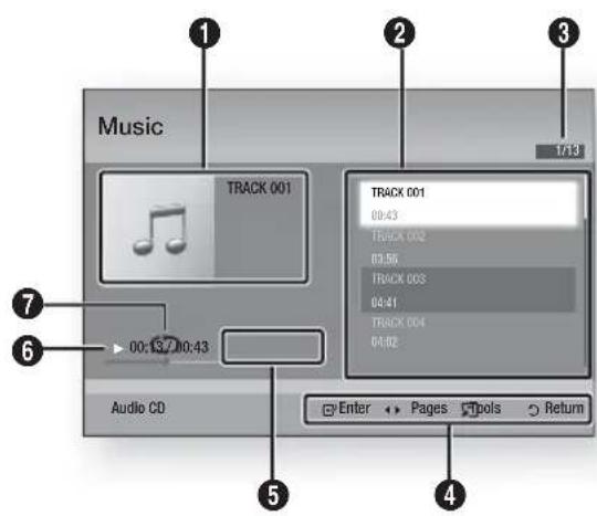 SAMSUNG HTD6759W - Playing an Audio CD (CD-DA)/MP3 - 1