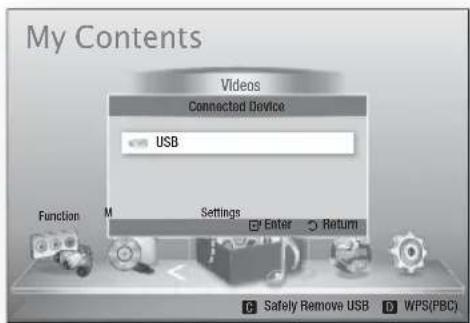 SAMSUNG HTD6759W - Playing back a USB Storage Device - 3