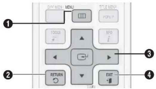 DISC MENU MENU TITLE MENU POPUP TOOLS NFO i RETURN EXIT 1 2 3 4