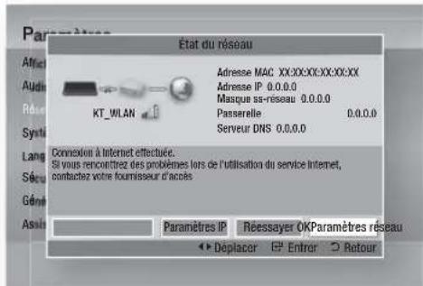 SAMSUNG HTD6759W - État du réseau - 1