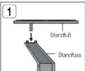 1 Standfuß Standfuss