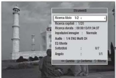 SAMSUNG HTD6759W - Utilizzo del tasto TOOLS - 2