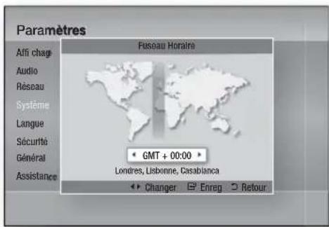 SAMSUNG HTD6759W - Fuseau Horaire - 1
