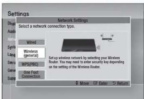 SAMSUNG HTD6759W - Setting Up the Wireless Network Connection - Auto - 1