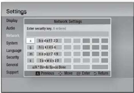 SAMSUNG HTD6759W - Setting Up the Wireless Network Connection - Auto - 2