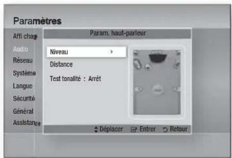 SAMSUNG HTD6759W - Param. haut-parleur - 1