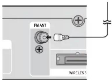SAMSUNG HTD6759W - Zum Anschließen der UKW-Antenne - 1