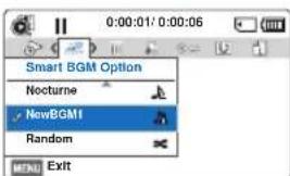 SAMSUNG HMXF90BP - Pour régler des chansons externes en tant que musique de fond - 3