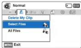 SAMSUNG HMXF90BP - Éléments de sous-menu - 2