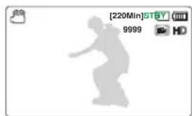 SAMSUNG HMXF90BP - Modification du mode d'affichage des informations - 2