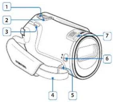 SAMSUNG HMXF90BP - Identification des PIECES - 1