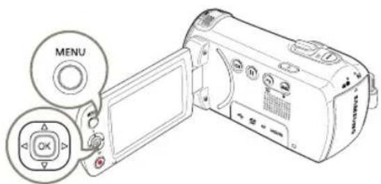 SAMSUNG HMXF90BP - Manipulation des MENUS - 2