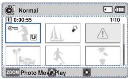 SAMSUNG HMXF90BP - Identification des affichages à l'écran - 4