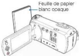 SAMSUNG HMXF90BP - Pour régler manuellement la balance des blancs - 2