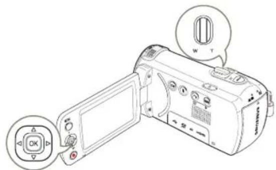 SAMSUNG HMXF90BP - Utilisation du ZOOM en COURS de lecture de PHOTO - 1