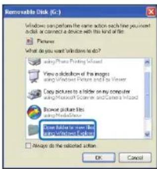 SAMSUNG HMXF90BP - Utilisation du caméscope COMME périphérique de stockage amovible - 1