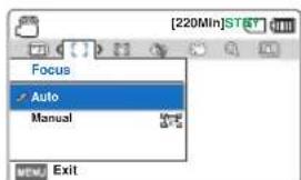 SAMSUNG HMXF90BP - Focus (mise au point) - 2
