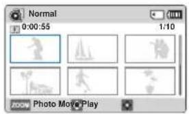 SAMSUNG HMXF90BP - Étape 3: lecture de vidéos ou de photos - 2