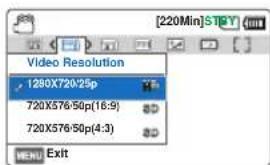 SAMSUNG HMXF90BP - Manipulation des MENUS - 3