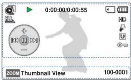 SAMSUNG HMXF90BP - Centre de l'écran LCD - 1