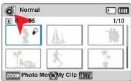 SAMSUNG HMXF90BP - Comment changer de mode de lecture - 6