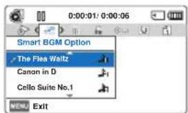 SAMSUNG HMXF90BP - Smart BGM option (option BGM intelligent) - 2