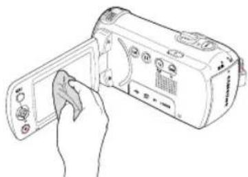 SAMSUNG HMXF90BP - Pour nettoyer l'écran LCD - 1