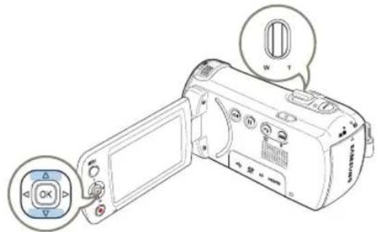 SAMSUNG HMXF90BP - ZOOM avant/arrière - 1