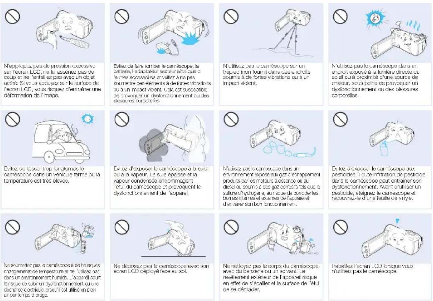 SAMSUNG HMXF90BP - Attention - 1