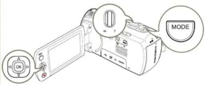 SAMSUNG HMXF90BP - Étape 3: lecture de vidéos ou de photos - 1