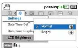 SAMSUNG HMXF90BP - Autres réglages - 13