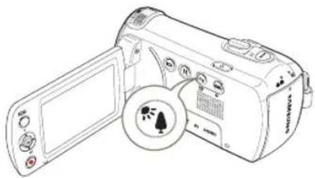 SAMSUNG HMXF90BP - Utilisation du bouton tactile contre-jour - 1