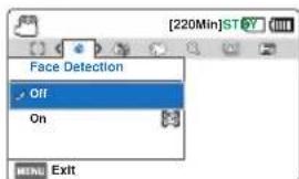 SAMSUNG HMXF90BP - Détecttion de visage - 2