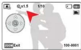 SAMSUNG SMXF70SP - Utilisation du ZOOM en COURS de lecture de PHOTO - 2