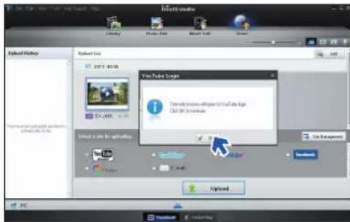 SAMSUNG SMXF70SP - Étape 5. partage en ligne des images vidéo/photo - 2