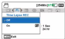 SAMSUNG SMXF70SP - Time Lapse REC (enregistrement par intervalles) - 2