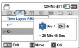 SAMSUNG SMXF70SP - Time Lapse REC (enregistrement par intervalles) - 3