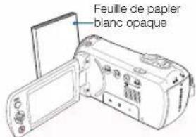 SAMSUNG SMXF70SP - Pour régler manuellement la balance des blancs - 2