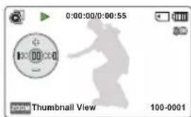 SAMSUNG SMXF70SP - Pour régler le volume durant la lecture de vidéo - 1